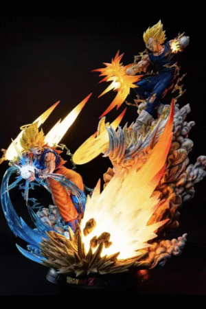 Super Saiyan 2 Goku KD Studio Super Saiyan 2 Vegeta Statue Figurine 95cm High