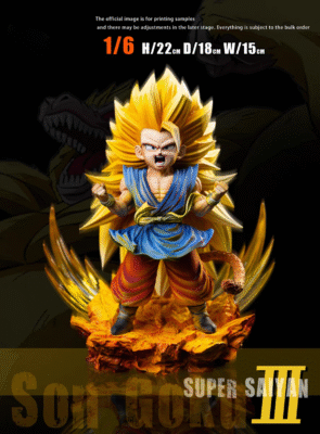 FZ Toys, Violent Bear Studio, Super Three Little Goku Figure, 22 cm tall, shipping in Q3 2026.