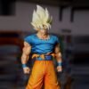 Super Blue Goku Plan B Dragon Ball Figure New Upgraded Face Sculpture Double Head Replacement Display Piece 31CM