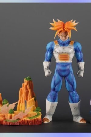 CPR - Battle Suit Trunks Figure, Double-Headed Sculpture, Standalone Display, 30CM Tall,