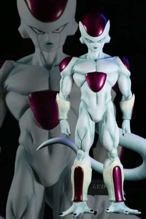 Dragon Ball White Hole Frieza Fourth Form Anime Handmade Model, 20cm High,