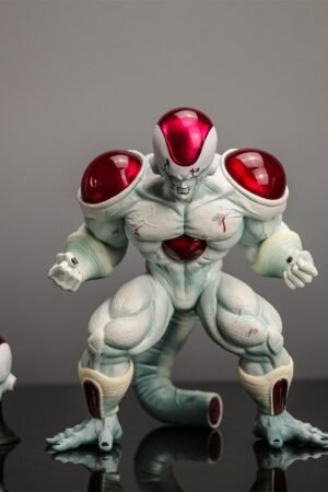 Dragon Ball LZ Full Power VF Frieza Final Form Double-Headed Villain with Broken Tail Handmade Model Figurine, 20cm Tall,