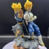 Dragon Ball Z Resonance of the Spheres Series - Father and Son Wave Vegeta and Trunks Figure, 31 cm tall,