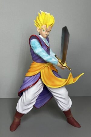 Dragon Ball - King Kai Goku Gohan Modified Figure, Gohan with Sword, Repainted, Handmade Model, Anime, 25cm,