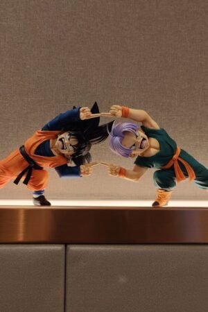 96 Dragon Ball anime figurine model of Gotenks Fusion Technique, Goten and Trunks Fusion, 16 cm tall,