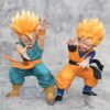 Dragon Ball GOKU WU TIAN Trunks Handicraft, Kamehameha Wave, Combined Skill Model Display Figurine, 15cm High,