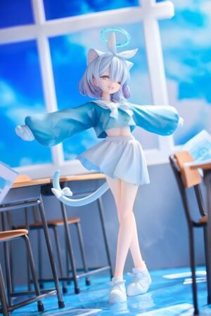 Nyan-ko's Arona PVC & ABS painted finished goods figurine ornament souvenir statue sitting on the table, 21CM tall