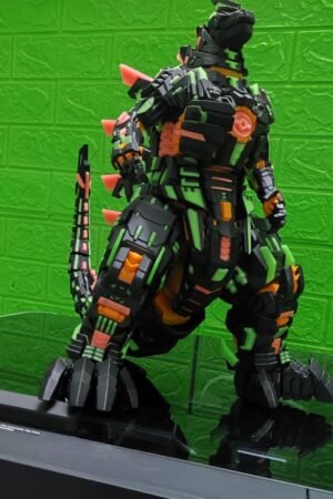 3D Printing Mecha Godzilla Lightsaber PVC Material Full-body Articulated Model, Fully Assembled, 33CM in Height, 70CM in Length