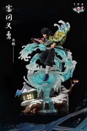 Demon Slayer Cube Water Pillar Yoshinori Fujita Nine Pillars Limited Edition G.K. Model Figure Size: 41cm x 30cm x 26cm