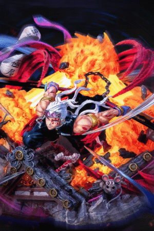 Fantasy Fantasy House "Demon Slayer" Nine Pillars, Sound Pillar, Yuji Tokiomi, Height 45CM