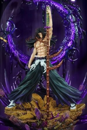 Demon Slayer Upper Rank One Kokushibo Anime Goods Figure GK Ornament Scene TOHO, Height 36CM