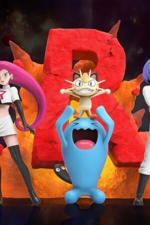 Pokémon JB Rocket Team Anime Collectible Figure Model TOHO Peripheral GK Figure Display 25CM High