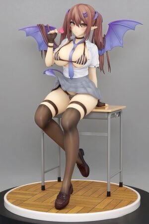 Limited edition anime GK model figurine of the cute devil girl Lumiru, 29 cm tall.