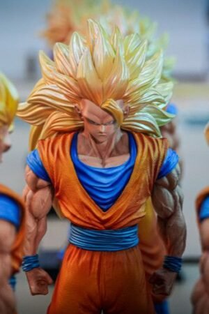 【JT Statue Guy】Star Trail Super Three Goku Dragon Ball Handmade Statue GK Figure Toy Model Gift Asai 32CM