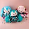 Mini Miku Plush Cute Sitting Doll
