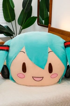 Hatsune Miku Holding Plush Pillow