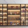 Customized figurine display cabinet