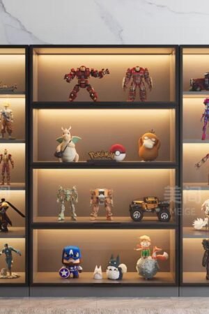 Customized figurine display cabinet